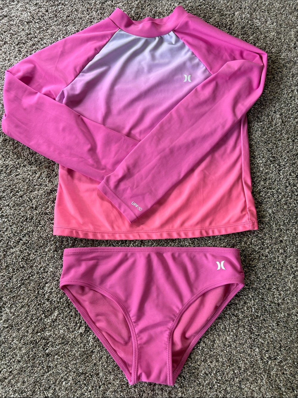 Hurley rash guard swim suit, 12